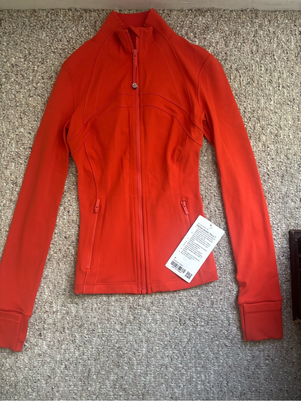 Lululemon Sunburst Orange Define Jacket
